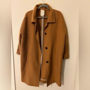 Anthropologie Camel Coat Medium